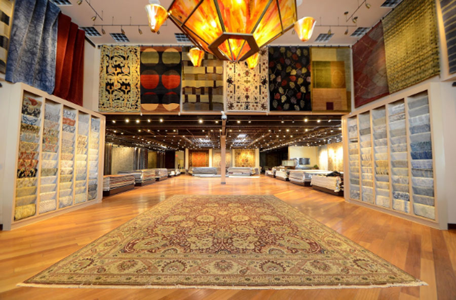 Cyrus Rugs gallery interior in Minneapolis