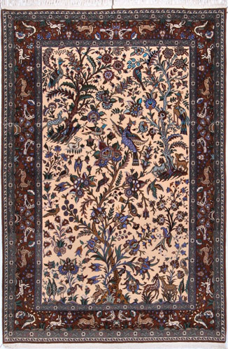 the Cyrus Artisan Persian Qum rug