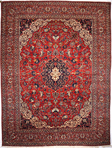 the Cyrus Artisan Antique Persian Isfahan rug