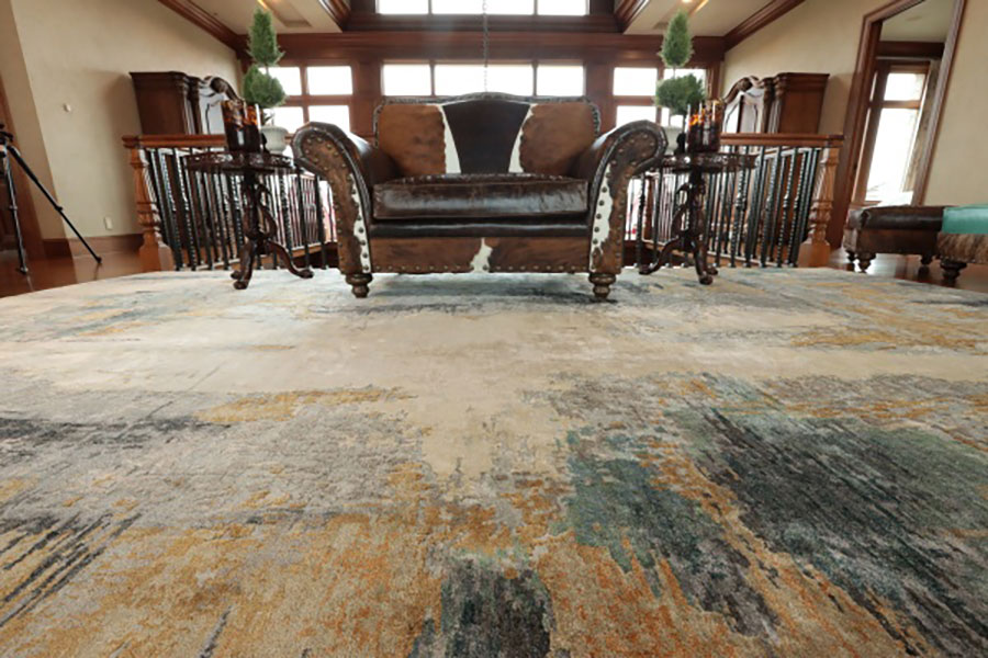 decorating with distressed rug tips