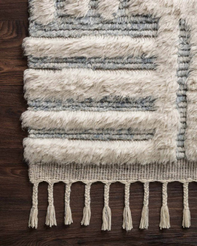 Loloi Khalid rug with tassel fringe