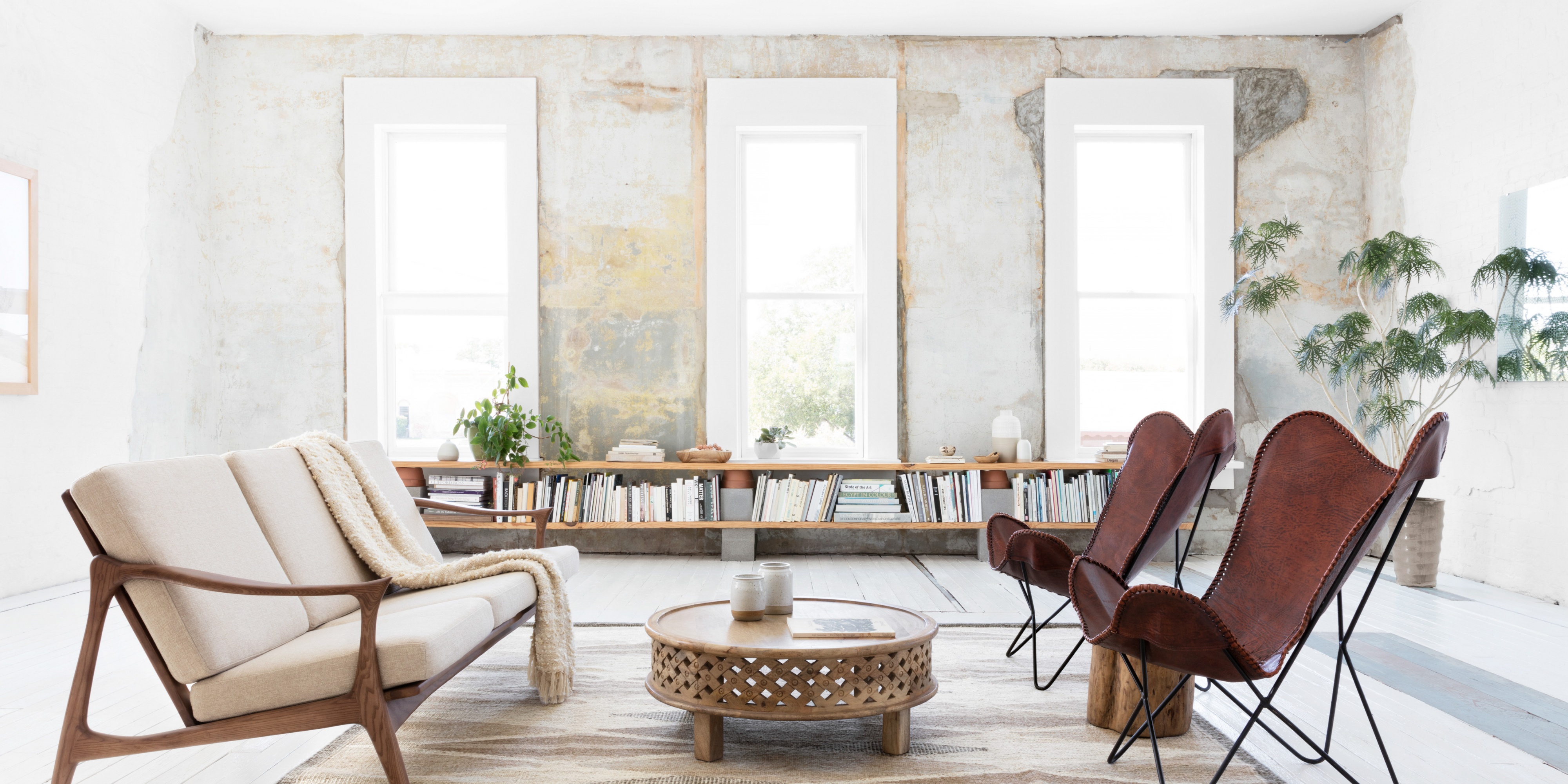 wabi-sabi interior design ideas for living room