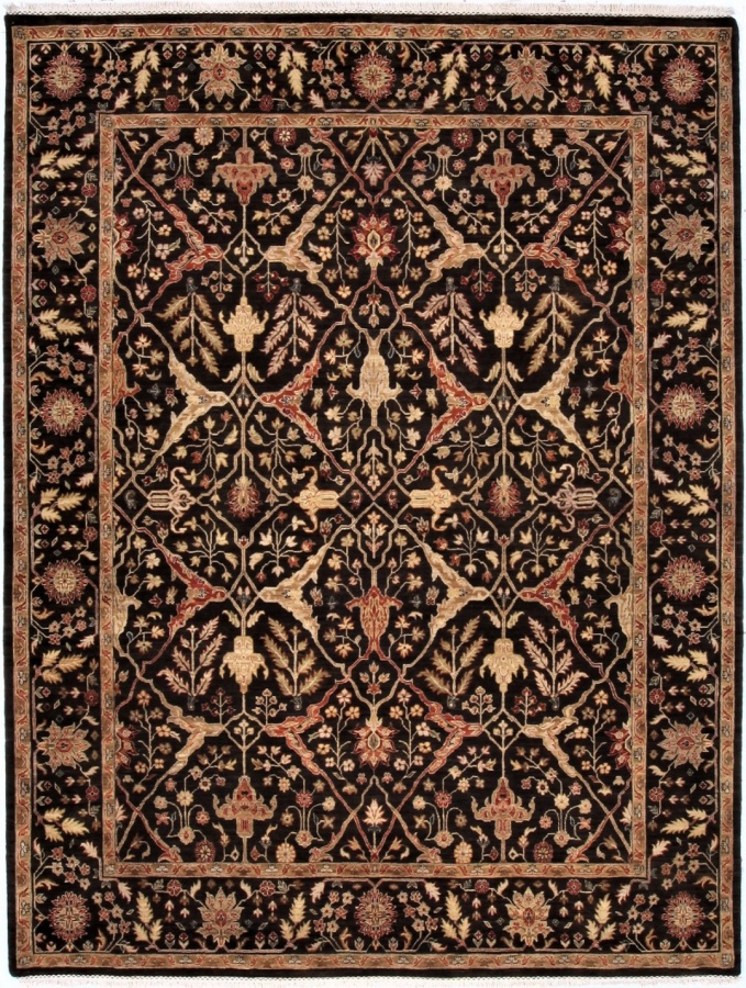 the Jaipur Living Ebony-Sand Aurora rug