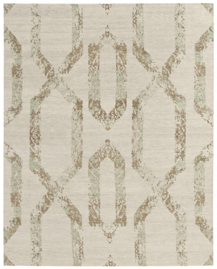 minimalist patterned rug