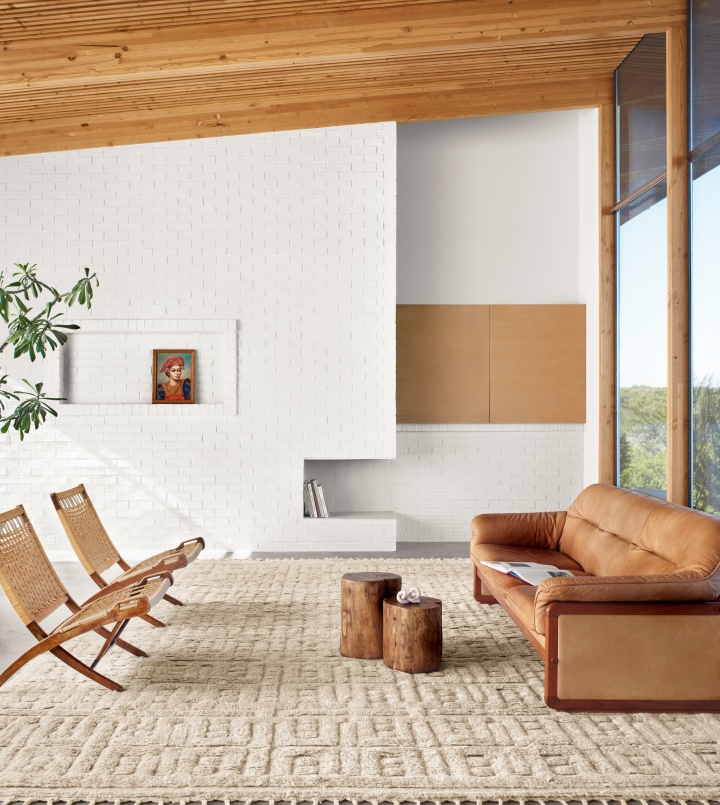 Simple living room palette Zen interior design