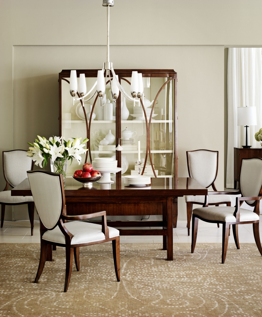 neutral toned dining room for christmas and new year