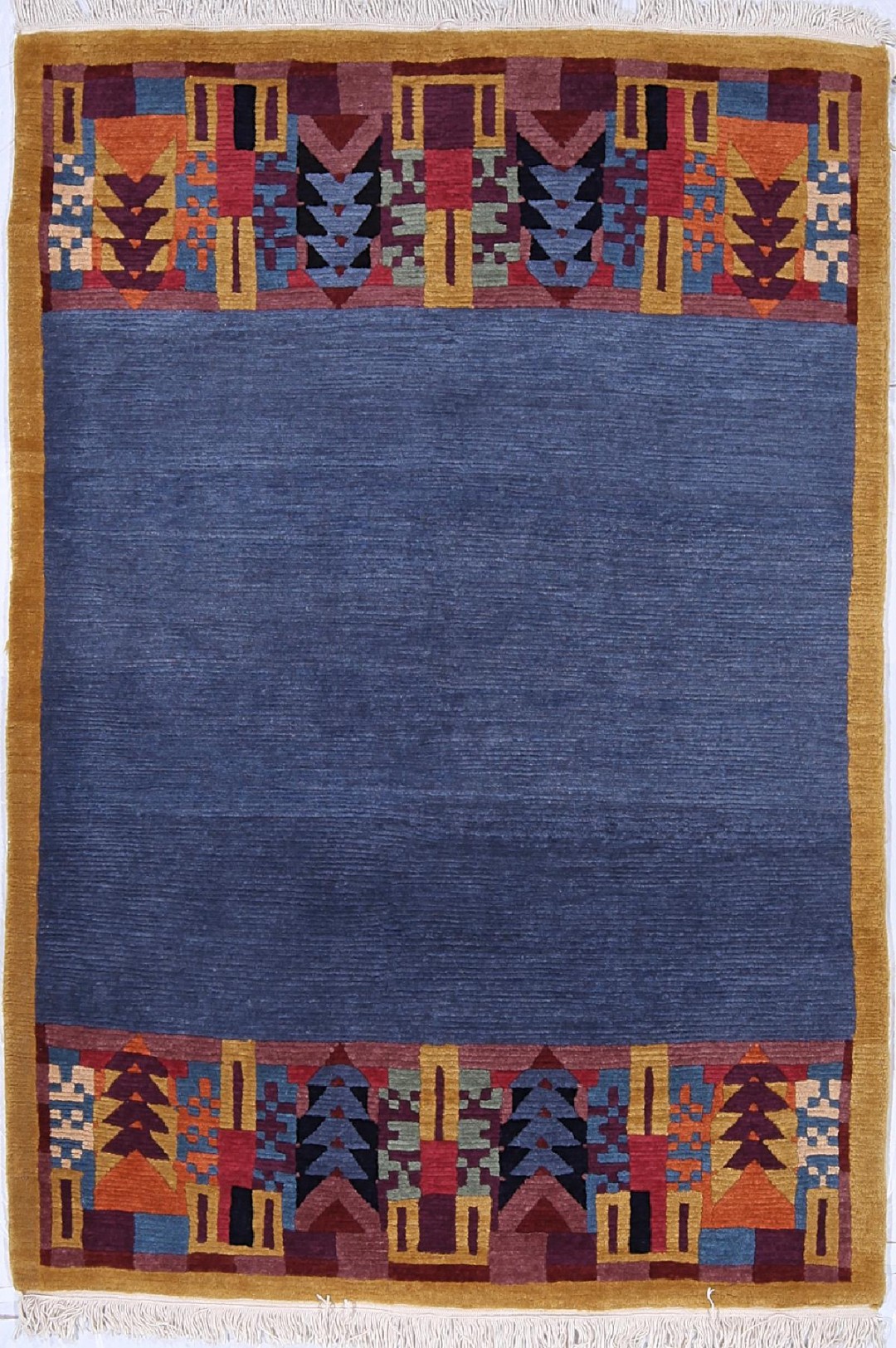 tibetan rug very peri accent