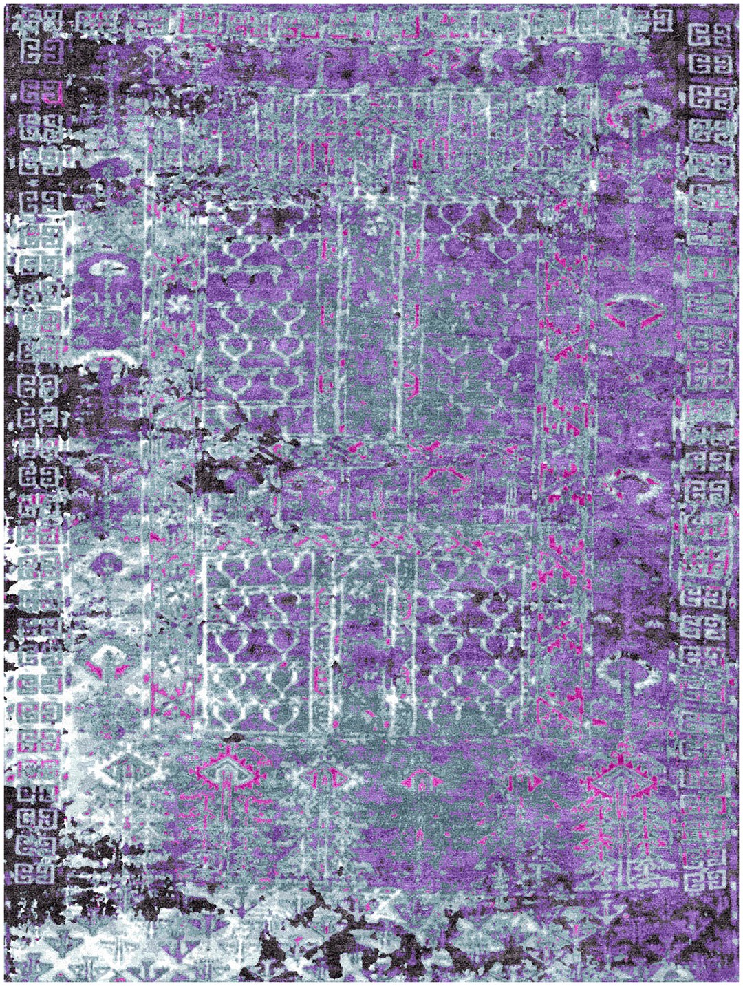 lavender rug very peri interior design