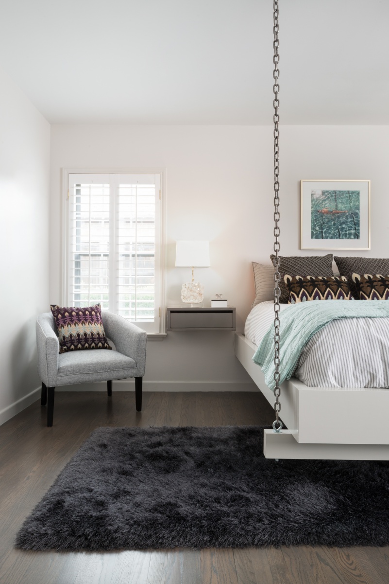 clean and organized bedroom 