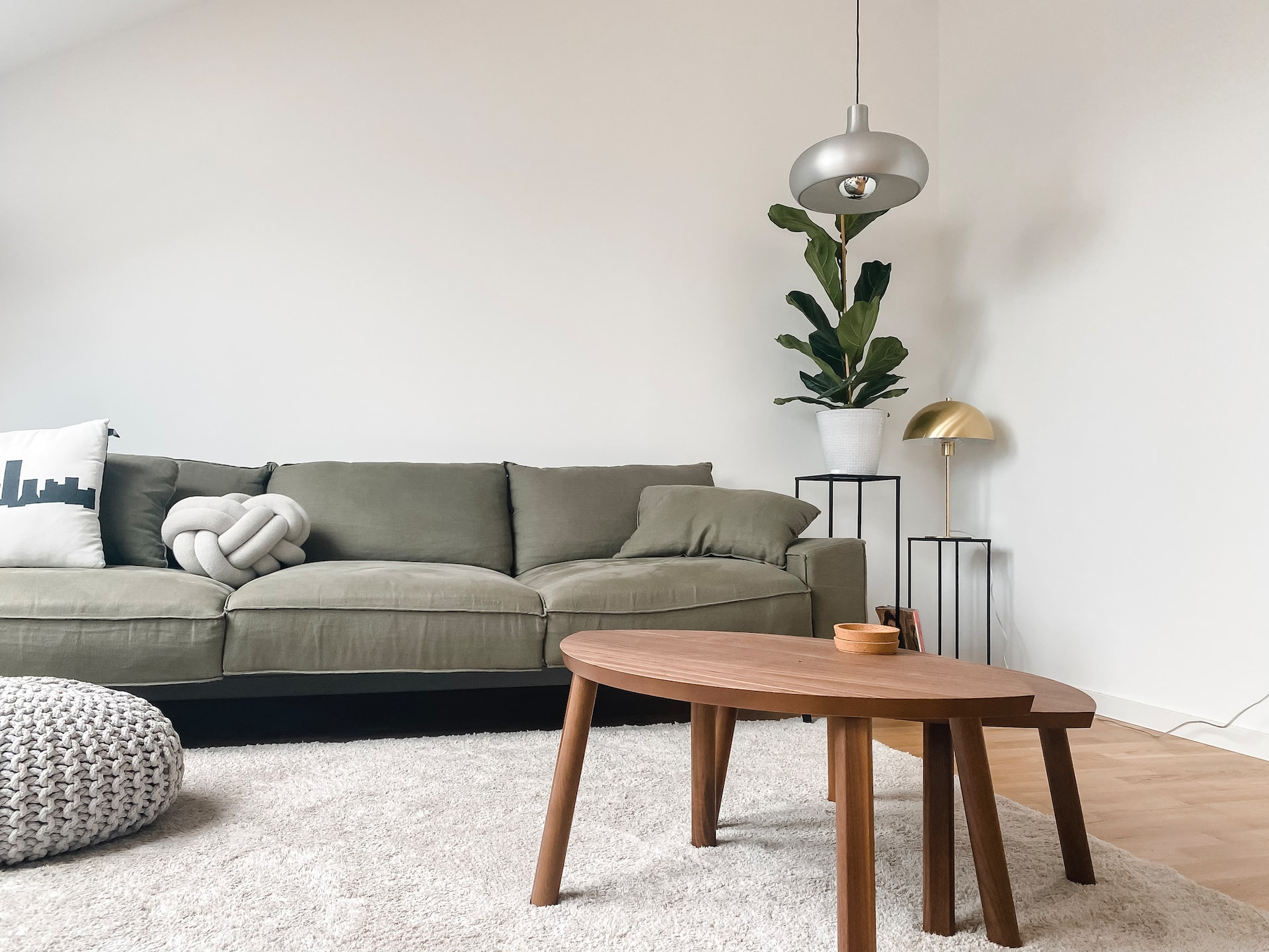 minimalist living room for entertainment
