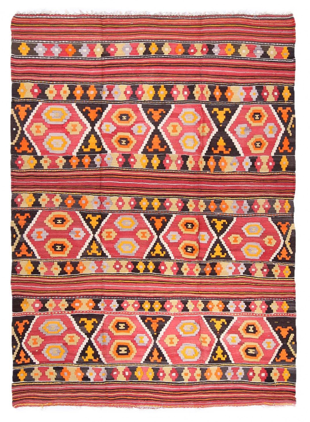 Cyrus Artisan Turkish Geometric Kilim Rug